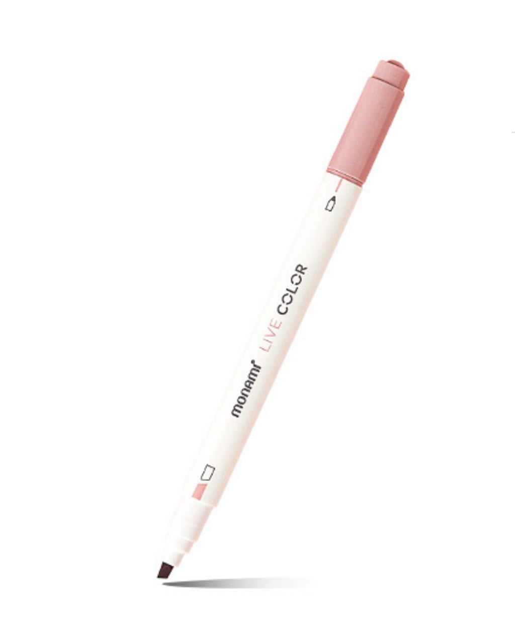 Monami Live Color Twin Marker - Chisel/Fine - 6 Color Set