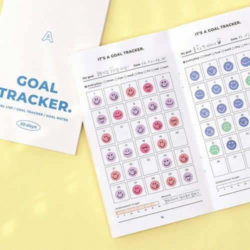 Paperian Goal Tracker Book - 30 Days